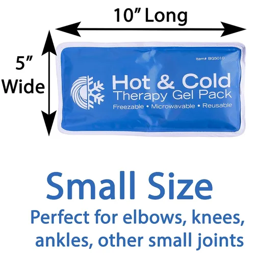 Vista 4 de Roscoe Medical Paquetes de hielo de gel para lesiones reutilizables y paquetes fríos para lesiones reutilizables, paquete de hielo de hombro