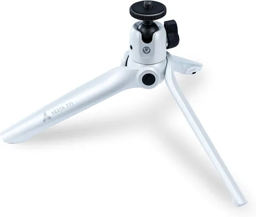 Vista 13 de VANGUARD Vesta TT - Trípode de sobremesa de aluminio con soporte para teléfono inteligente, color negro (Vesta TT1 BP)