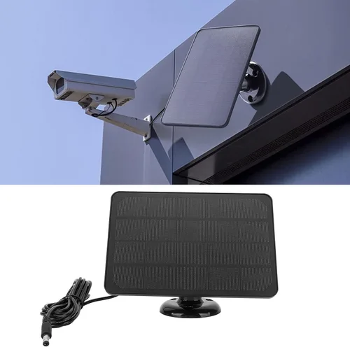 Vista 2 de AMONIDA Tablero de carga del panel solar, cargador solar IP65 impermeable 5V para ventilador duradero de utilidad ancha