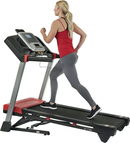 Vista 8 de Sunny Health & Fitness Folding Treadmill with 12% Auto Incline & Bluetooth