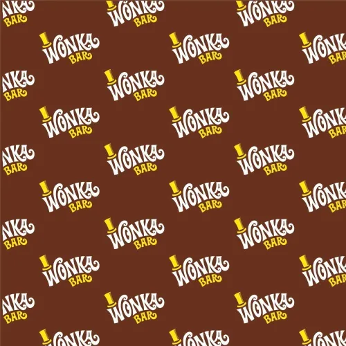 Vista 2 de Willy Wonka and the Chocolate Factory Wonka - Envoltura de regalo con logotipo de bar Wonka
