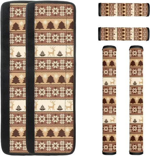 Vista 29 de 6 fundas para manija de puerta de refrigerador de Acción de Gracias, cubierta de manija de nevera de otoño, hoja de arce, protector de manija