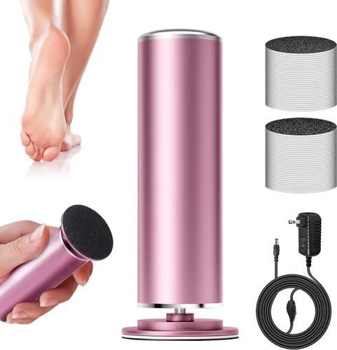 Vista 10 de Krofaue 1200RPM - Removedor eléctrico de callos para pies, 60 piezas, papel de lija, color negro