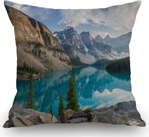 Vista 11 de Swono Funda de almohada con decoración floral mexicana, diseño étnico, pájaros y flores de cachemira, decoración de granja, funda de cojín de 18 x