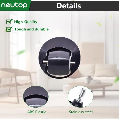 Vista 3 de Conjunto de bola de repuesto para rueda delantera compatible con iRobot Roomba S Series s9 y s9+, paquete de 2 unidades. Wheel Ball Assembly