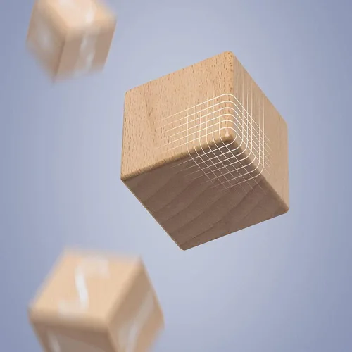 Vista 3 de Bloques de madera, 28 bloques de construcción ABC, bloques de bebé del alfabeto de madera, juego de bloques de conteo y bloques de construcción