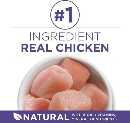 Vista 2 de Purina ONE Alimento natural para gatos para control de bolas de pelo, fórmula +PLUS Hairball - Bolsa de 3.5 libras