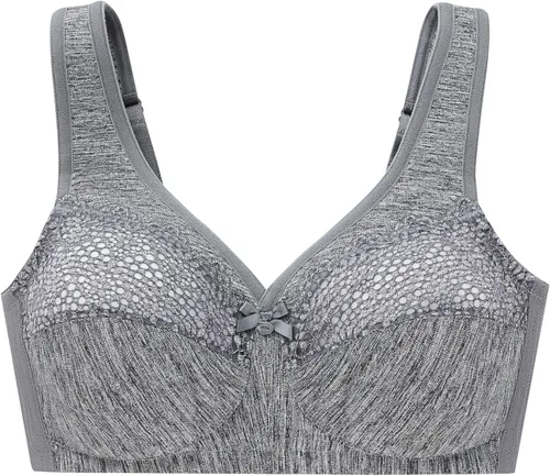 Vista 4 de Glamorise Sujetador MagicLift con control de humedad para mujer, talla grande, sin varillas, #1064