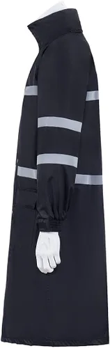 Vista 3 de COUCOU Age Coraline Wybie Lovat - Disfraz de cosplay para hombre, chaqueta impermeable negra