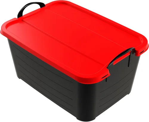 Vista 13 de Life Story - Paquete de 6 contenedores apilables resistentes para almacenamiento de 55 cuartos, organizador para el hogar, contenedores versátiles