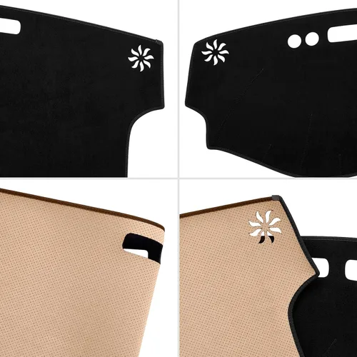 Vista 6 de SPEEDWOW Cubierta Alfombrilla para Tablero de Instrumentos Tapete Alfombra Compatible para Toyota Camry 2002-2006 Alfombrilla para Tablero Cubiertas