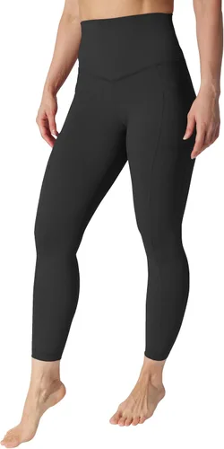 Vista 2 de 90 Degree By Reflex Leggings de tobillo con control de abdomen y cintura súper alta y elásticos a prueba de sentadillas con bolsillos