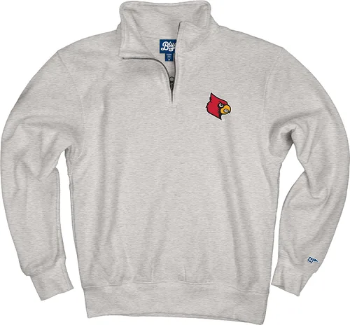 Vista 24 de Blue 84 Sudadera con cremallera de un cuarto para hombre de la NCAA