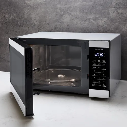 Vista 3 de Panasonic Horno de microondas, 1.3 pies³ 1000W encimera Microondas con sensor Genius de cocción - NN-SU66LS (acero inoxidable)