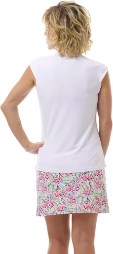 Vista 2 de SolTek Lux Sleeveless Solid Mock