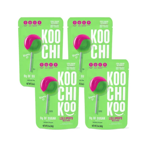 Vista 9 de Koochikoo Paletas sin azúcar con vitamina C, sandía, 10 unidades (paquete de 10)