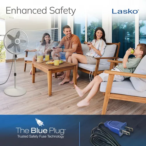 Vista 6 de Lasko - Ventilador de pie ciclónico con control remoto 1885