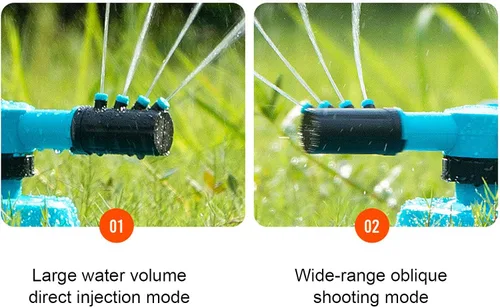 Vista 8 de 360 Degree Rotating Lawn Sprinkler Automatic Water Sprinkler for Garden Lawn Irrigation