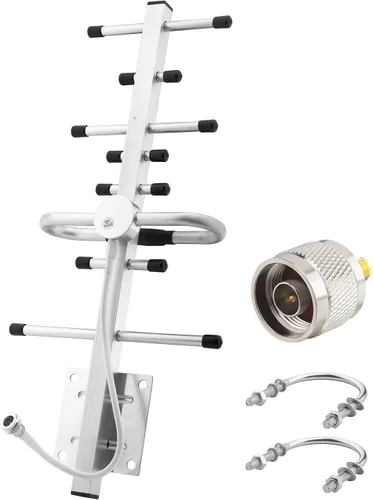 Vista 11 de Yagi Antena WiFi 2.4GHz 25dBi RP-SMA Conector Antena Direccional Yagi de alta ganancia con cable de 1,5 M de largo alcance para router