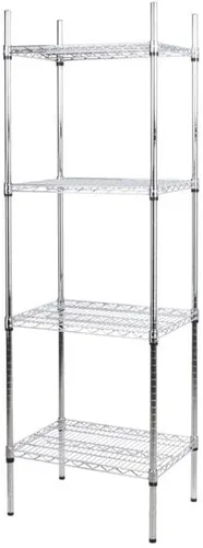 Vista 287 de Kit de 4 estantes de epoxi verde NSF de 21 x 72 pulgadas con postes de 86 pulgadas, estantería de almacenamiento resistente, kit de estantería