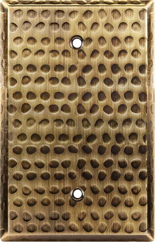 Vista 9 de LIDER Placa de Pared de Metal en Blanco, Cubierta de Tomacorriente en Blanco de Acero Inoxidable, Resistente a la Corrosión, Tamaño Mediano 1-Gang