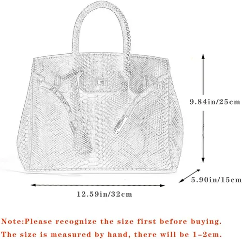 Vista 2 de Bolso bandolera de cuero con asa superior para mujer con correa desmontable
