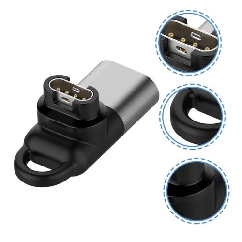 Vista 9 de MERRYHAPY Conector de carga ligera del conector del cargador del reloj del convertidor del reloj