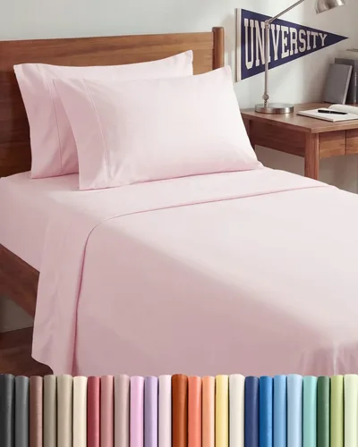 Vista 155 de Juego de sábanas Twin de 4 piezas - Cómodo, transpirable y refrescante - Juego de ropa de cama de lujo de hotel ultrasuave con bolsillos profundos