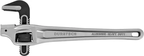 Vista 10 de DURATECH Llave de tubo recto de aluminio de 8 pulgadas de servicio pesado, ajustable, forjada por goteo, supera el estándar GGG