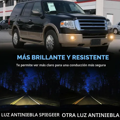 Vista 8 de Luces antiniebla para Ford Expedition 2007 2008 2009 2010 2012 2013 2014 Kit de repuesto para Ford Ranger 2008 2009 2010 2011 con cableado e