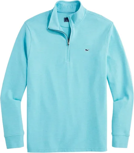 Vista 27 de vineyard vines Saltwater 1/4 Zip Aqua Ocean
