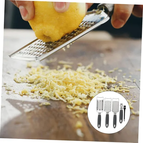 Vista 5 de SHOWERORO 1 juego de rallador de verduras de mano multifuncionales cortadores de cocina para cortar fácilmente la ralladura de trituración incluye