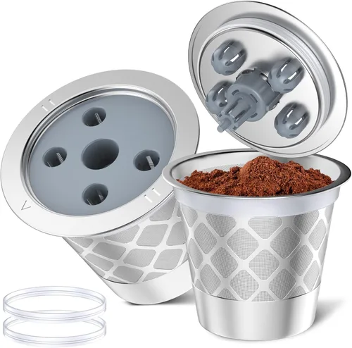 Vista 12 de Tazas K reutilizables para Ke K Supreme Tazas K recargables para Ke K Supreme Plus para cafetera (nuevo paquete de 1)