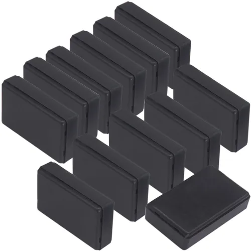 Vista 15 de Zulkit 12 cajas de proyecto de plástico ABS para proyectos eléctricos, caja de conexiones de energía, color negro, 1.97 x 1.10 x 0.59 pulgadas 12