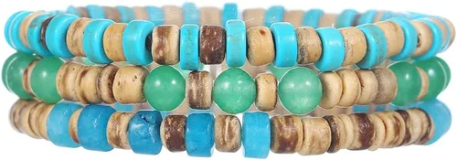 Vista 16 de Gothic Bracelet Adjustable Punk Braided Multilayer Grunge Set Beaded Bracelets Emo Metal Cuff Wrap Bracelets Stackable Meaningful Gift