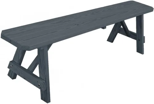 Vista 32 de Furniture Barn USA Banco tradicional de pino tratado a presión de 2 pies, tinte de cedro