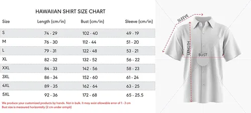 Vista 6 de Camisas hawaianas para hombre, perro argentino y patrón tropical, camisa casual con botones, talla S a 3XL, 4XL, 5XL, camisa para verano