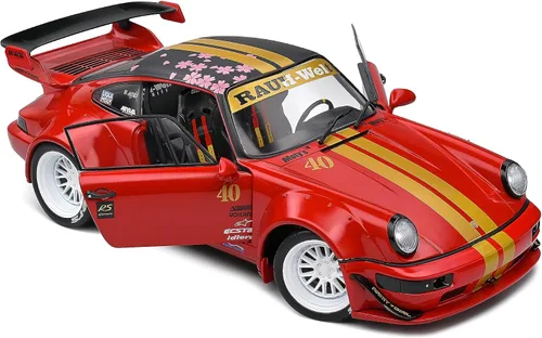 Vista 2 de Motor city classics Solido Escala 118 RWB - RED Sakura -2021