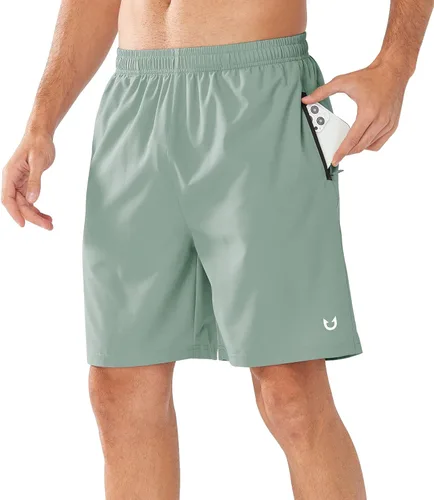 Vista 3 de NORTHYARD Pantalones cortos deportivos ligeros de secado rápido y de 7pulgadas para hombre, para senderismo, deportes, gimnasio, correr