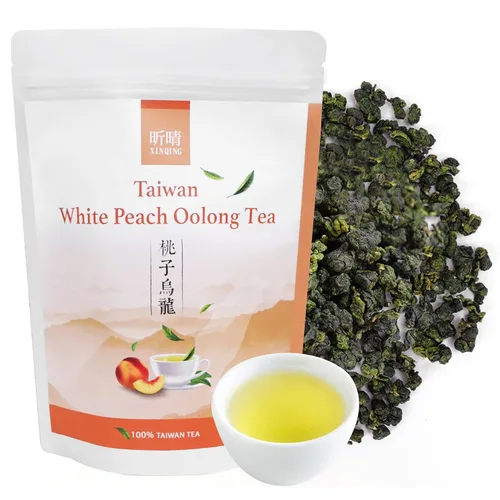 Vista 9 de Xin Qing Té Oolong de leche de coco Oolong Té de coco Té de hoja suelta Té Oolong Té suelto Oolong Té de hojas sueltas Taiwán Té Oolong de alta
