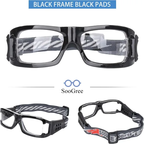 Vista 3 de SooGree - Gafas deportivas para hombres y mujeres, lentes de sol protectoras, lentes de sol polarizados, lentes de ciclismo deportivos, antiniebla