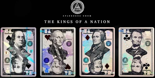 Vista 2 de Murphy's Magic Supplies, Inc. Cartas holográficas de curso legal de Kings Wild