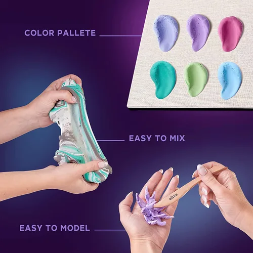 Vista 4 de Okto Kit de arte Ternura Juego de arte de suculentas 3D para decoración de pared del hogar Kits de manualidades para adultos del Reino Unido