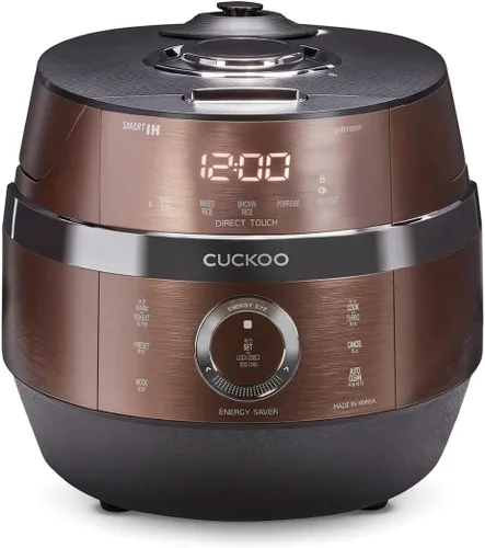 Vista 9 de CUCKOO Arrocera de alta presión de 6 tazas (sin cocinar) / 12 tazas (cocidas) con tecnología de calentamiento por inducción, arrocera versátil