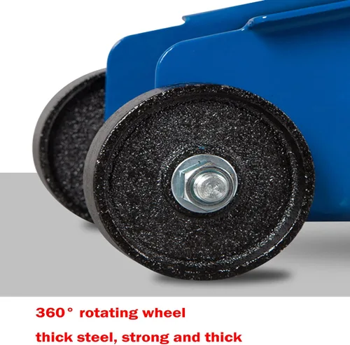 Vista 3 de Torin Gato hidráulico de perfil ultra bajo de acero resistente para servicio/piso con bomba de elevación rápida de doble pistón, capacidad de 2