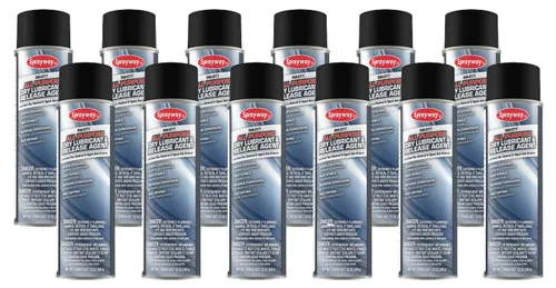 Vista 2 de Sprayway Lubricante de silicona industrial multiusos, lata de 12 onzas, 1 unidad