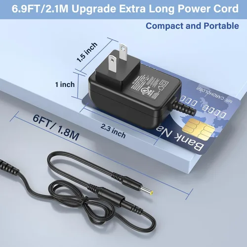 Vista 5 de Repuesto de cargador de destornillador de 5 V para Ryobi HP44L HP34L 4V destornillador eléctrico inalámbrico, cable de alimentación adaptador de CA