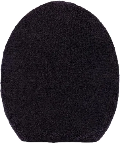 Vista 7 de Madeals Cubierta de microfibra para tapa de inodoro, suave y absorbente, cómoda cubierta de tapa de inodoro de baño, se adapta a la mayoría