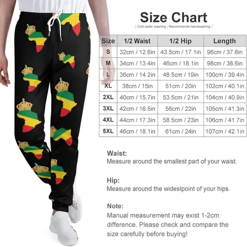 Vista 2 de African American Pride Soft Womens and Mens Sweatpants Cozy Fit Elastic Athletic Lounge Pants Workout