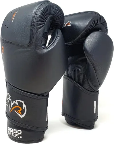 Vista 3 de RIVAL Boxing RB50 Intelli-Shock Guantes Compactos para Saco de Boxeo, Cierre de Velcro - Forro Interior Suave, Acolchado de Espuma Multicapa